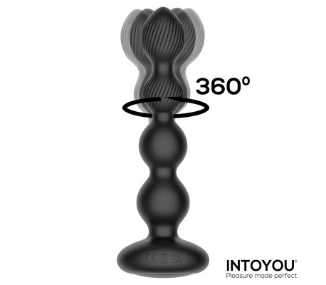 Mouve Plug Anal con Waving y Vibración con Control Remoto 2 Motores