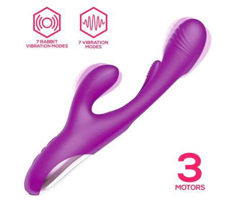 Priya Vibrador con Lengua con Movimiento Flipping