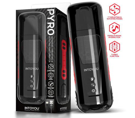 Pyro Masturbador Advanced con Thrusting, Rotación y Gemidos