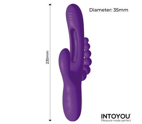 Triya Vibrador con Lengua Flipping y Cadena Anal