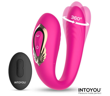 Lanty Vibrador para Parejas con Oscilación 360º y Control Remoto