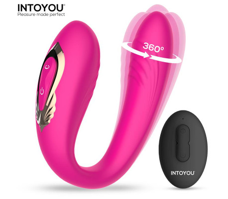 Lanty Vibrador para Parejas con Oscilación 360º y Control Remoto