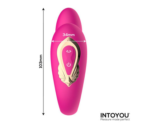 Lanty Vibrador para Parejas con Oscilación 360º y Control Remoto