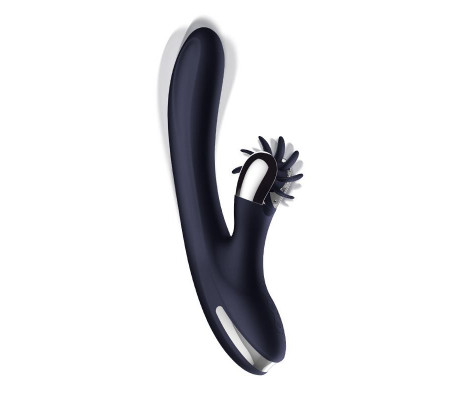 Navyspace Vibrador con Lenguas Rotadoras Azul
