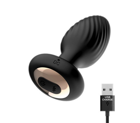 Drago Plug Anal Vibración, Movimiento Twister 360º y Control Remoto