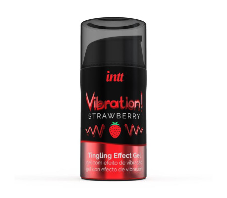 Vibrador Liquido Efecto Calor Aroma Fresa 15 ml