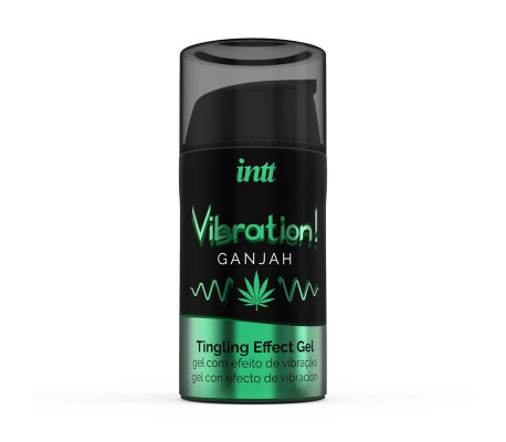 Gel Vibrador Efecto Calor Ganjah 15ml