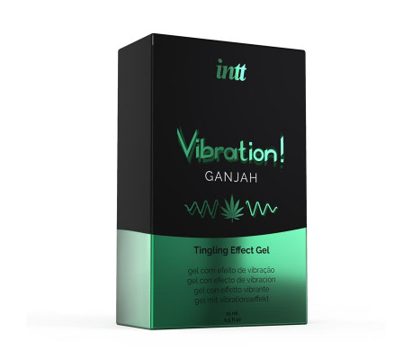 Gel Vibrador Efecto Calor Ganjah 15ml