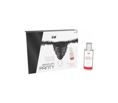 Braguita Brasileña y Gel Deslizante Base Agua Fresa 50 ml