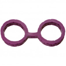 Esposas Japonesas para Bondage Silicona Premium Talla L Púrpura