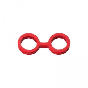 Esposas Japonesas para Bondage Silicona Premium Talla S Rojo