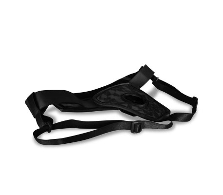 Arnés de Luxe Sin Espalda Negro S - XL