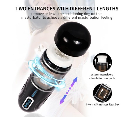 Gia Cup Masturbador con Thrusting y Rotación