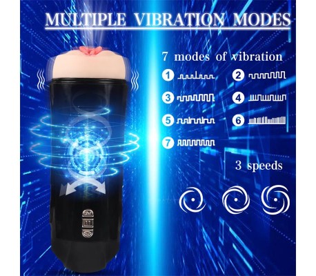 Truda Masturbador Automático Vibración y Succión Vagina