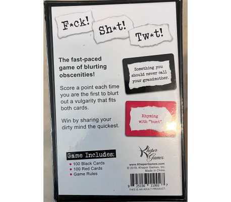 Juego de Mesa F*ck! Sh*t! Tw*t!