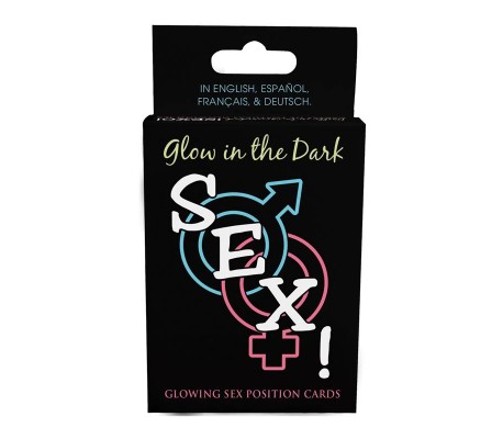 Juego de Cartas Glow in the Dark Sex! Cards Brillan en la Oscuridad