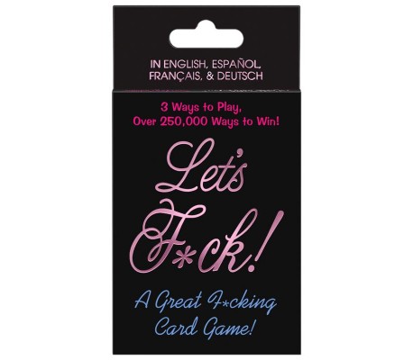 Juego de Cartas Lets Fuck Card Game (EN ES DE FR)
