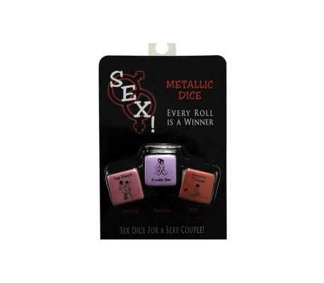 Juego de Dodos Metálicos Sex! Metallic Dice