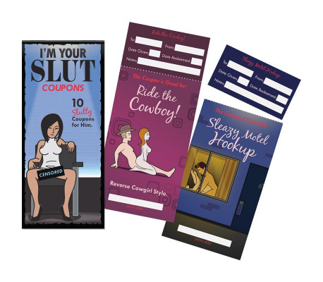 10 Cupones para Él Im Your Slut