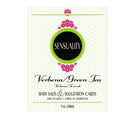 Sales de Baño y Cartas Impermeables Sensuality Bath Set  (EN ES)