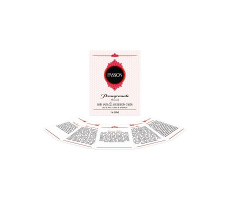 Sales de Baño y Cartas Impermeables Passion Bath Set (EN ES)