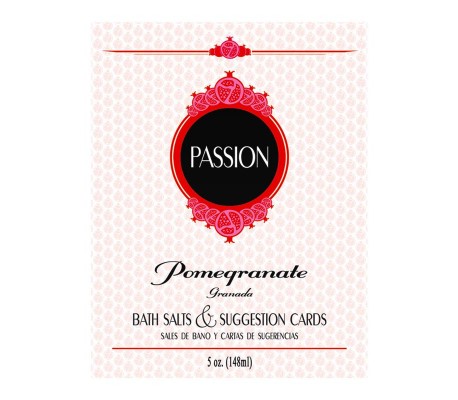 Sales de Baño y Cartas Impermeables Passion Bath Set (EN ES)