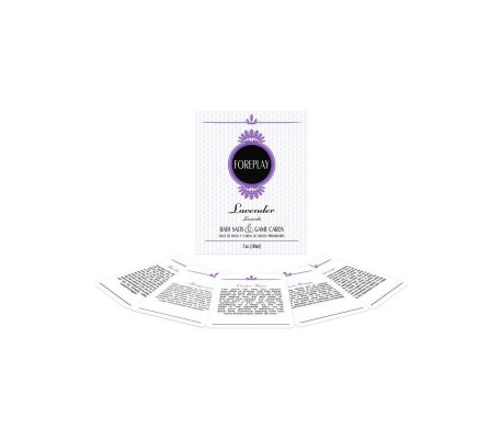 Sales de Baño y Cartas Impermeables Foreplay Bath Set (EN ES)