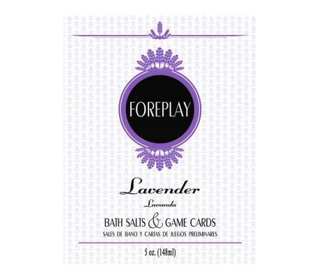 Sales de Baño y Cartas Impermeables Foreplay Bath Set (EN ES)