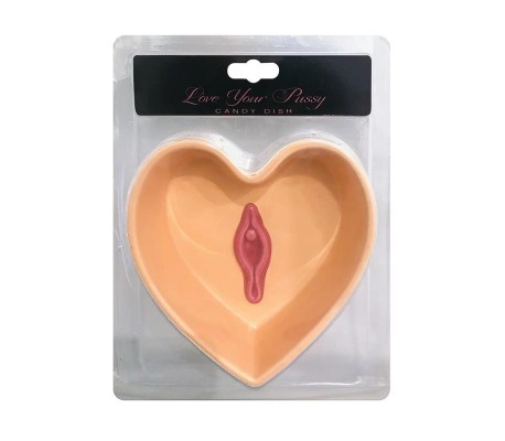 Bol para Dulces Forma de Vagina Love Your Pussy