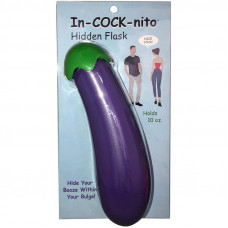 Bottela en Forma de Berenjena In-Cock-Nito Flask