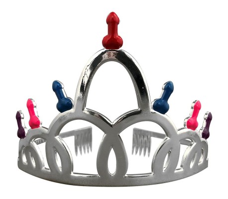 Tiara con Adornos en forma de Pene