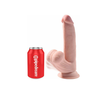 Dildo Triple Densidad Testiculos Oscilantes 8