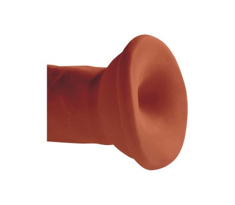 Dildo Triple Densidad 6 Caramelo