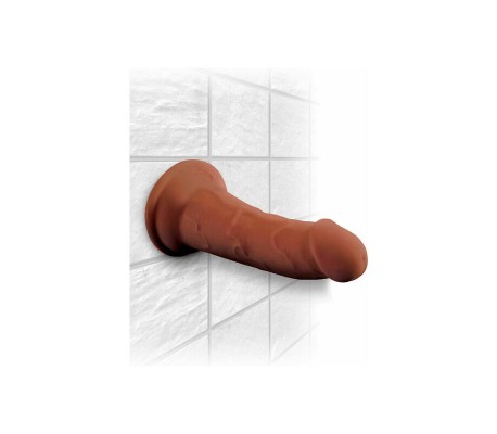 Dildo Triple Densidad 6 Caramelo