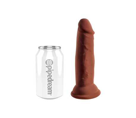 Dildo Triple Densidad 6 Caramelo