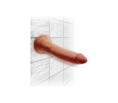 Dildo Triple Densidad 7 Caramelo