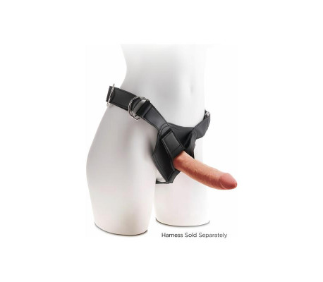 Dildo Triple Densidad 7 Caramelo
