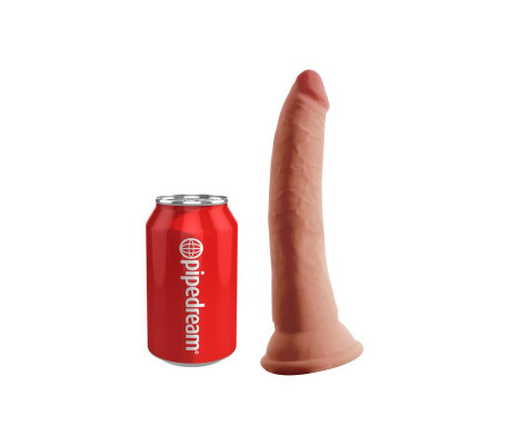 Dildo Triple Densidad 7 Caramelo