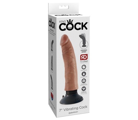 Vibrador Realista  7 Bronceado