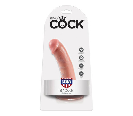 King Cock Pene de 6 - Color Natural