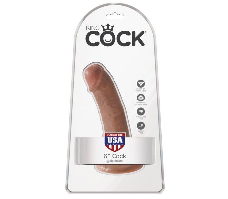 King Cock Pene de 6 - Bronceado