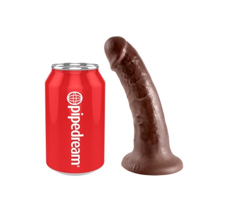 King Cock Pene de 6 - Color Marrón