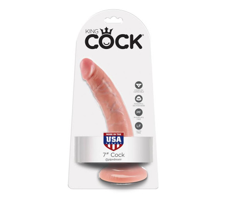 King Cock Pene de 7 - Color Natural