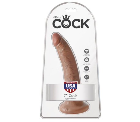 King Cock Pene de 7 - Bronceado