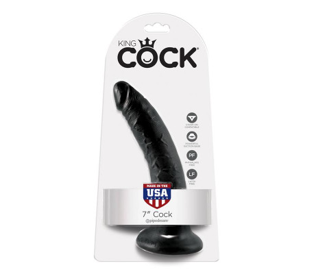 King Cock Pene de 7 - Color Negro