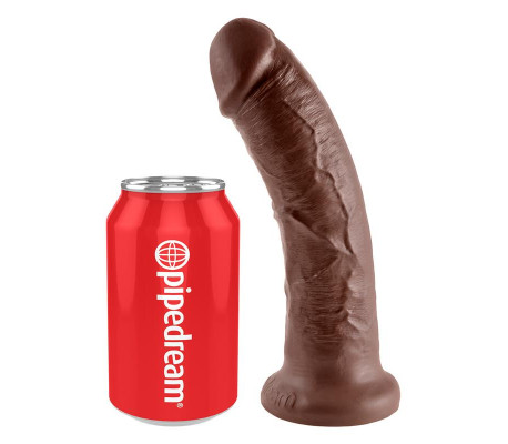 King Cock Pene de 8 - Color Marrón