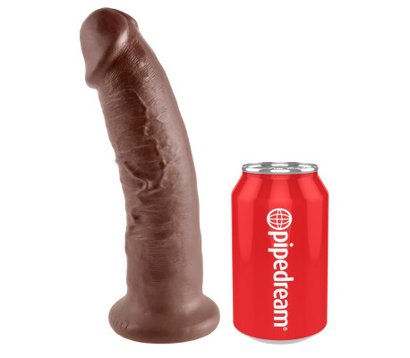 King Cock Pene de 9 - Color Marrón