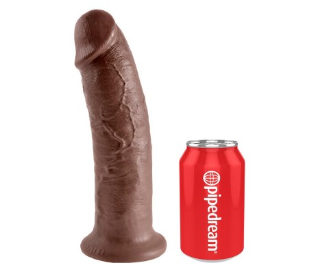 King Cock Pene de 10 - Color Marrón