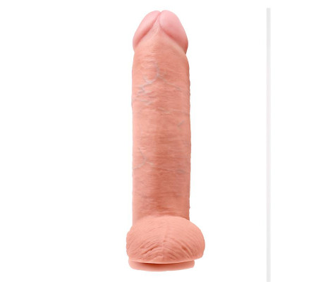 King Cock Pene con Testículos de 12 - Color Natural