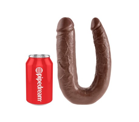 King Cock Pene Doble Penetración Grande - Color Marrón